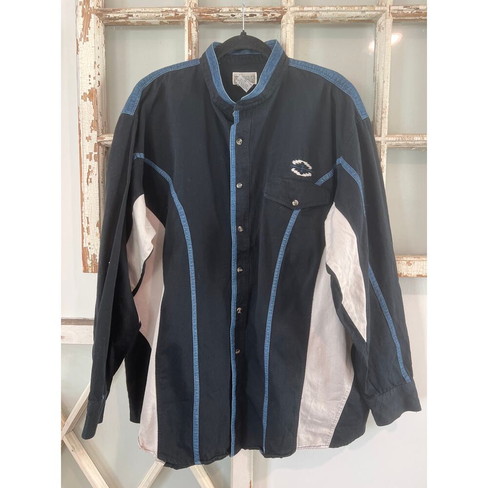 Express Rider size 2X vintage western button down shirt